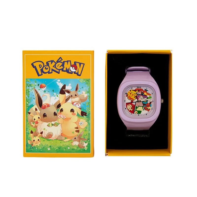 Pokemon Pikachu Pocket Monster Watch Pokemon Pikachu Pocket Monster Watch Furvenzy C