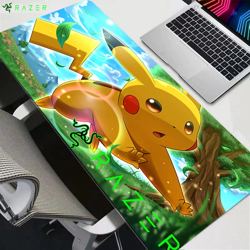Pokemon Pikachu Gamer Mousepad Deskmat Pokemon Pikachu Gamer Mousepad Deskmat Furvenzy 2 600x300x2mm