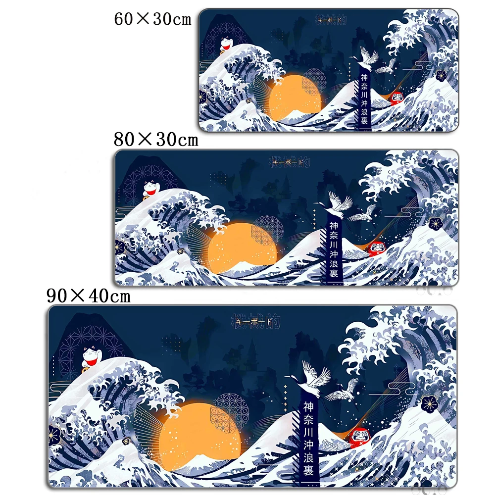 Gaming Mousepad Deskpad - Great Wave of Kanagawa Gaming Mousepad Deskpad - Great Wave of Kanagawa Furvenzy 4 300X600X2MM