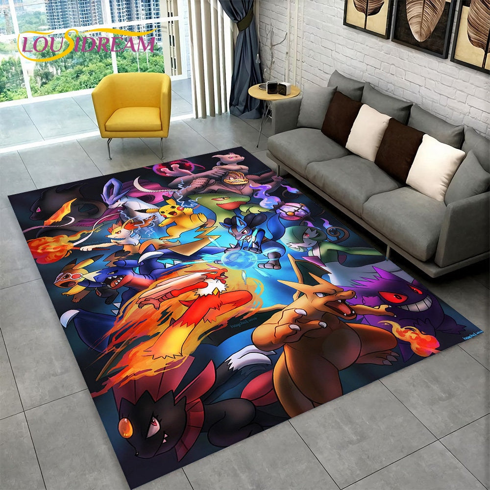 Pokemon Area Rug Carpet Pokemon Area Rug Carpet - Furvenzy