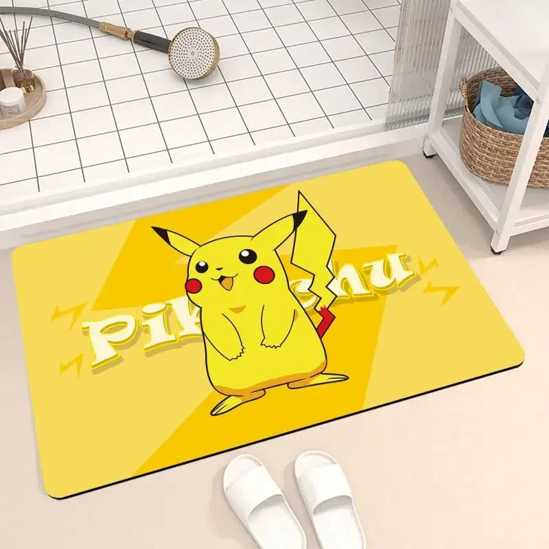 Pokemon Pikachu Bathroom Floor Mat Pokemon Pikachu Bathroom Floor Mat Furvenzy