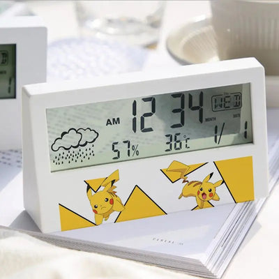pokemon pikachu electronic table clock 11