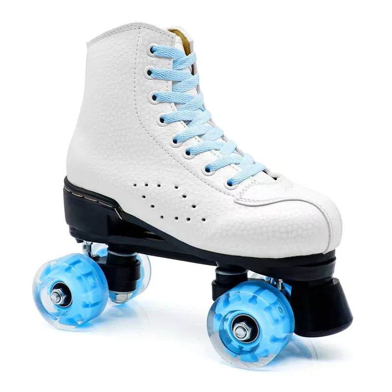 Quad Leather Roller Skates for Men Women Quad Leather Roller Skates for Men Women Furvenzy