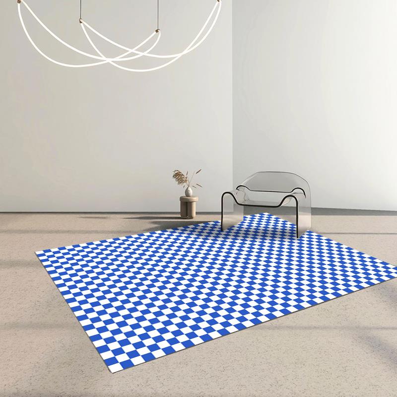 Checkerboard Living Room Carpet Geometric Rug Checkerboard Living Room Carpet Geometric Rug Furvenzy