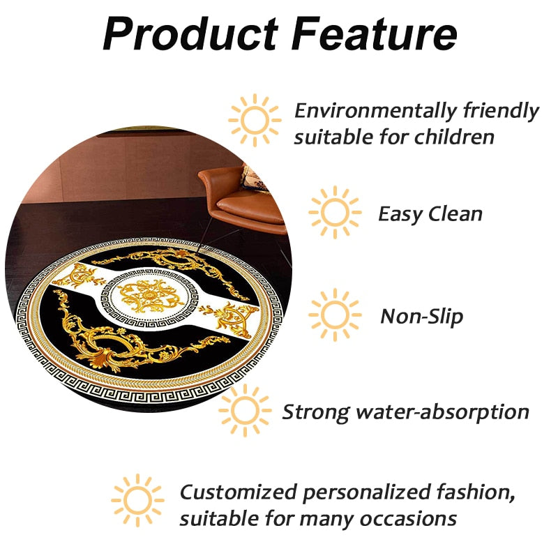 Mid Century Modern Rug Round Carpet Mid Century Modern Rug Round Carpet Furvenzy