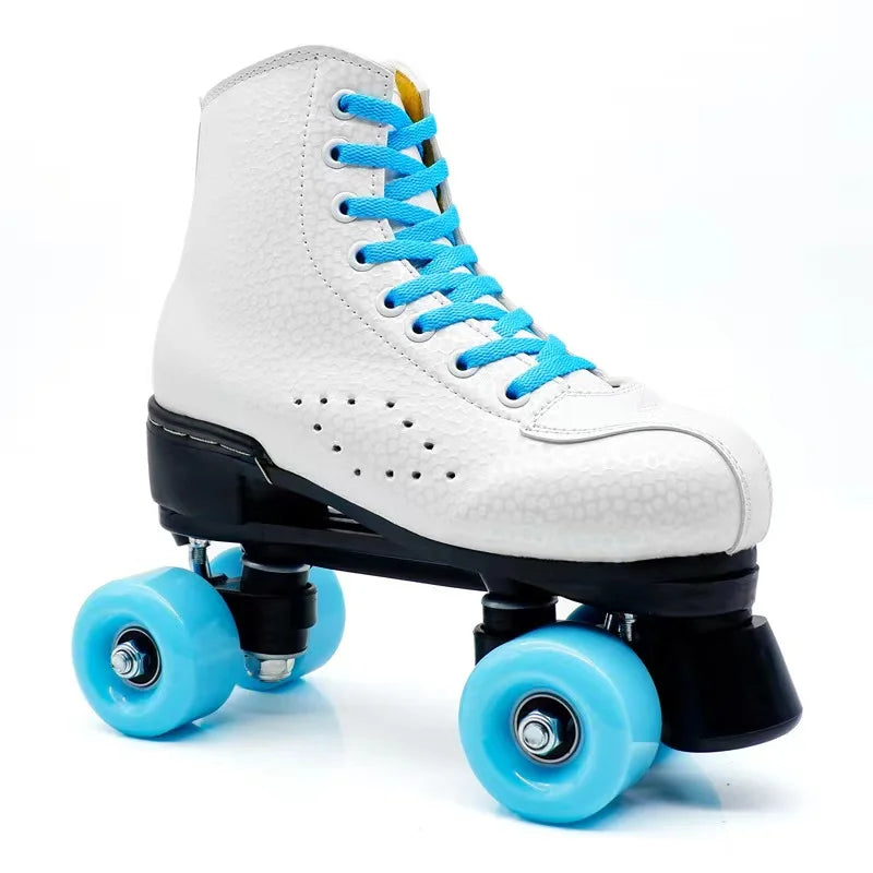 Quad Leather Roller Skates for Men Women Quad Leather Roller Skates for Men Women Furvenzy