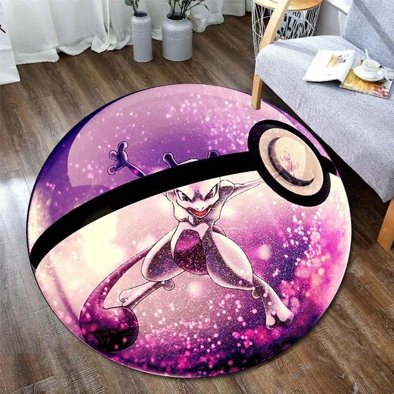 Pokemon Round Bedroom Rug Carpet Pokemon Round Bedroom Rug Carpet Furvenzy