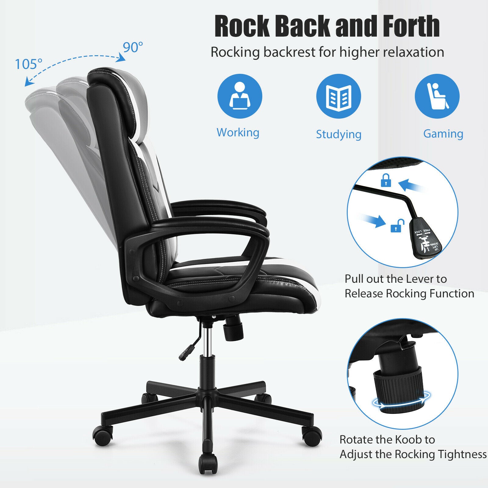 Office & Computer Gaming Desk Chair Office & Computer Gaming Desk Chair Furvenzy