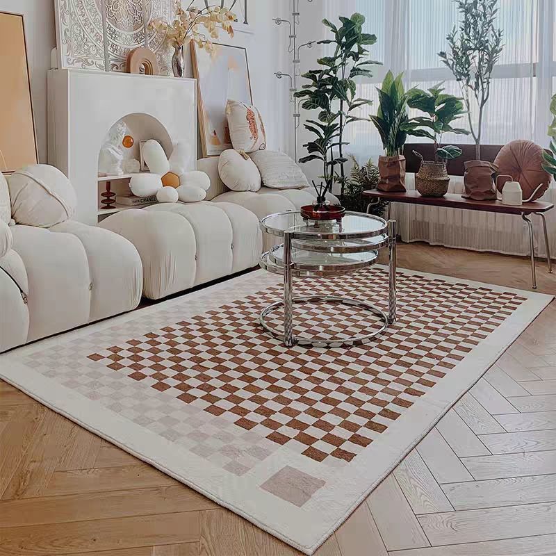 Checkered Rug Vintage Checkerboard Carpet Checkered Rug Vintage Checkerboard Carpet Furvenzy 1 80x120cm