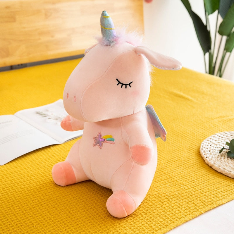 Unicorn Stuffed Animal Toy Plush Hugging Pillow Unicorn Stuffed Animal Toy Plush Hugging Pillow Furvenzy
