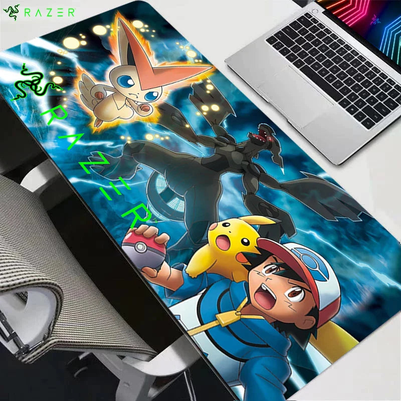 Pokemon Pikachu Gamer Mousepad Deskmat Pokemon Pikachu Gamer Mousepad Deskmat Furvenzy 6 600x300x2mm
