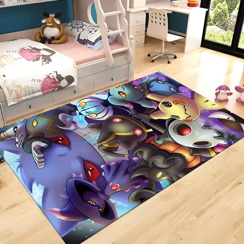 Pokemon Pikachu Children Room Rug Carpet Pokemon Pikachu Children Room Rug Carpet Furvenzy Q 80X120cm