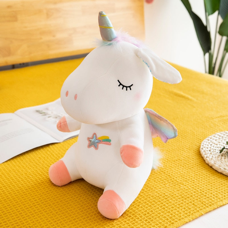 Unicorn Stuffed Animal Toy Plush Hugging Pillow Unicorn Stuffed Animal Toy Plush Hugging Pillow Furvenzy
