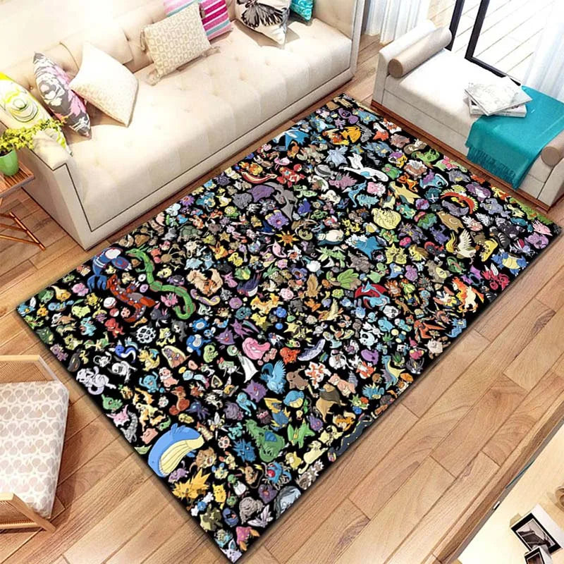 Pokemon Japanese Anime Carpet Rug Pokemon Japanese Anime Carpet Rug Furvenzy