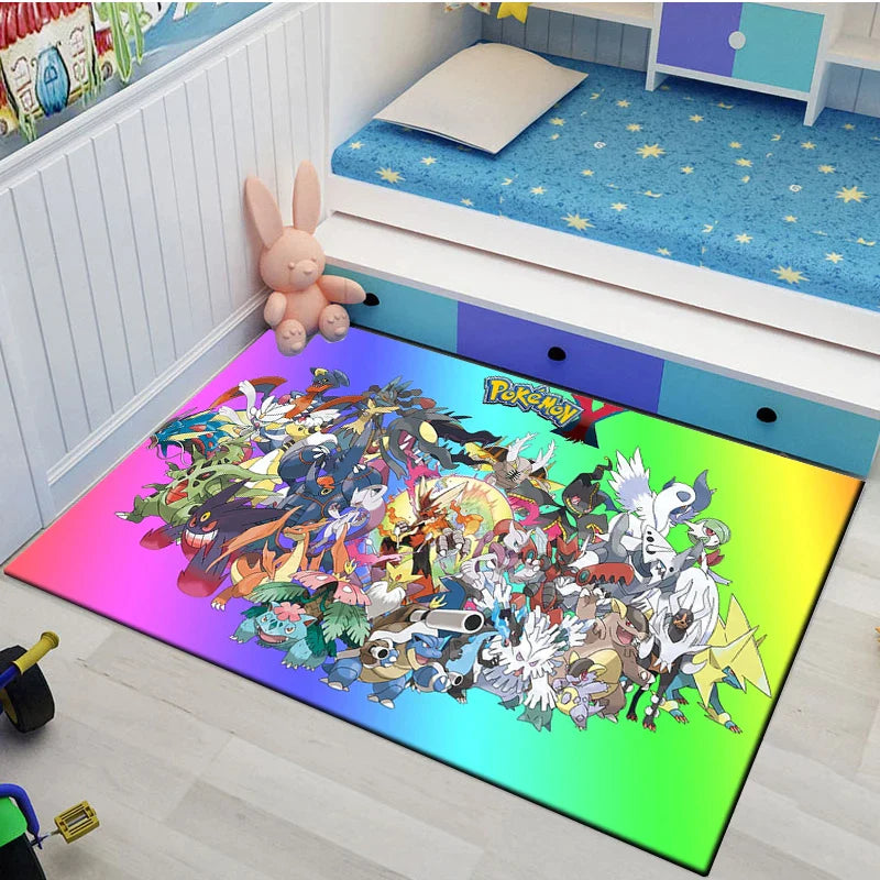 Pokemon Pikachu Full Character Rug Carpet Pokemon Pikachu Full Character Rug Carpet Furvenzy