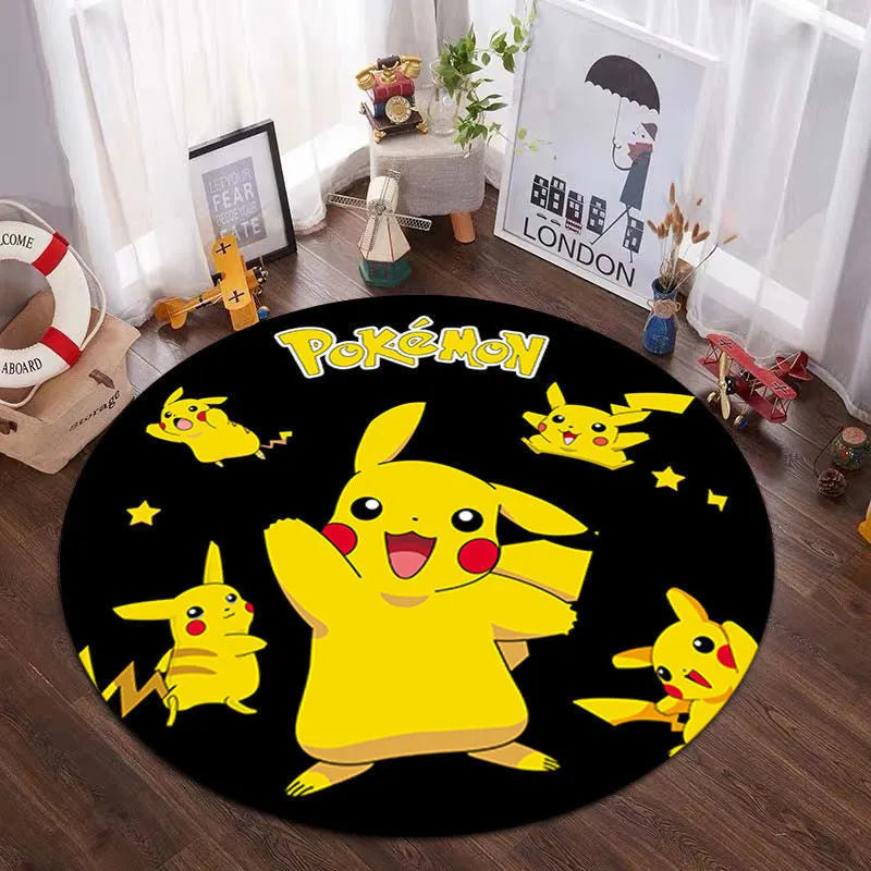 Pokemon Pikachu Home Decor Carpet Rug Pokemon Pikachu Home Decor Carpet Rug Furvenzy 2 Diameter 60 Cm