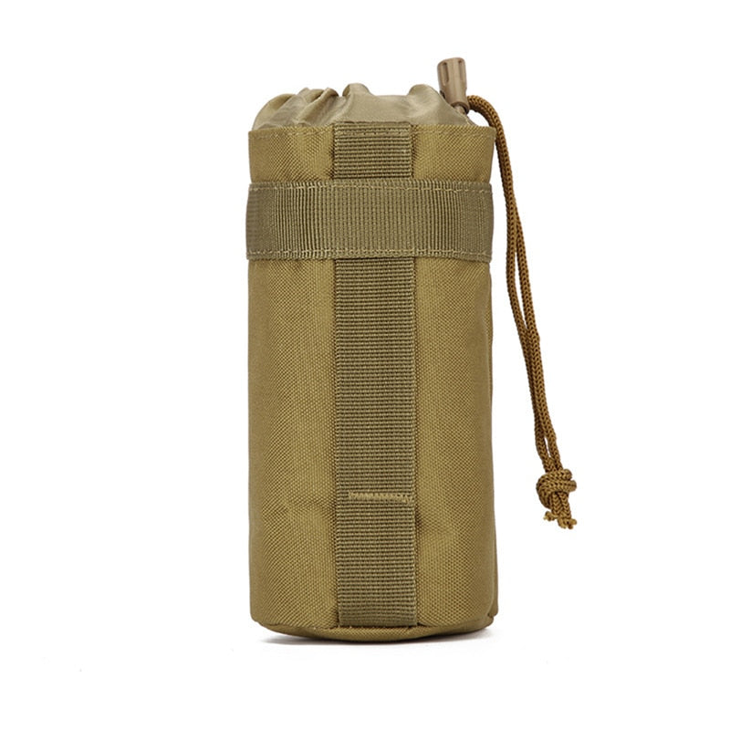 Water Bottle Carrier - Tactical Water Bottle Carrier - Tactical Furvenzy Khaki with strap