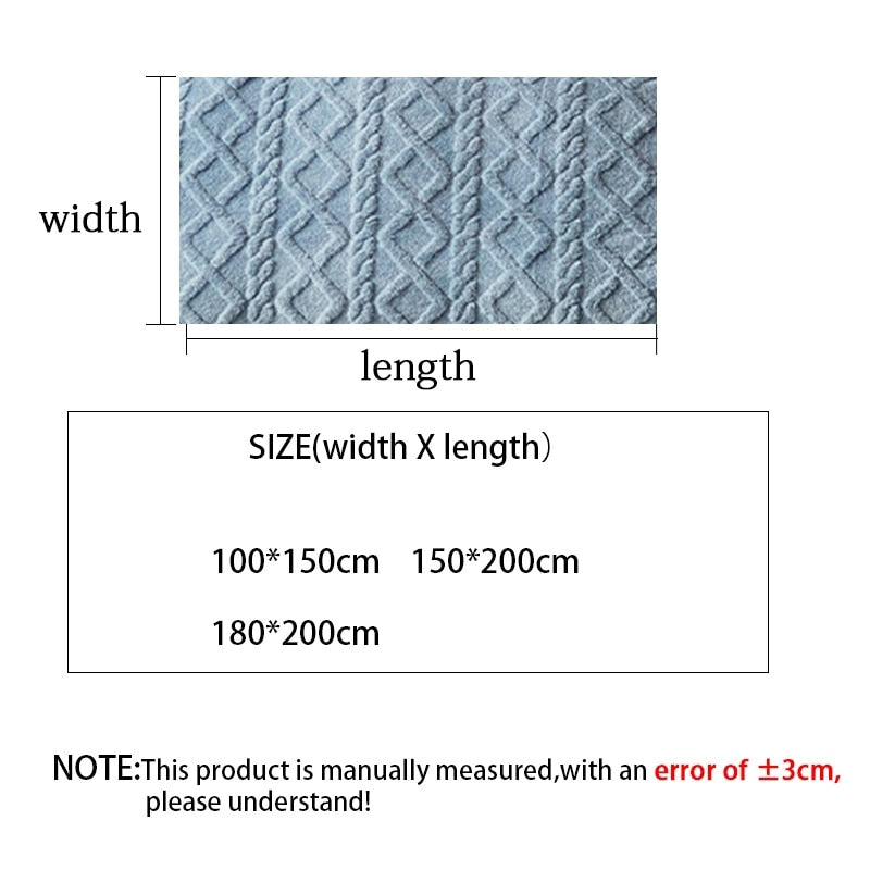 Throw Blanket - Thickened Flannel Fleece Throw Blanket - Thickened Flannel Fleece Furvenzy