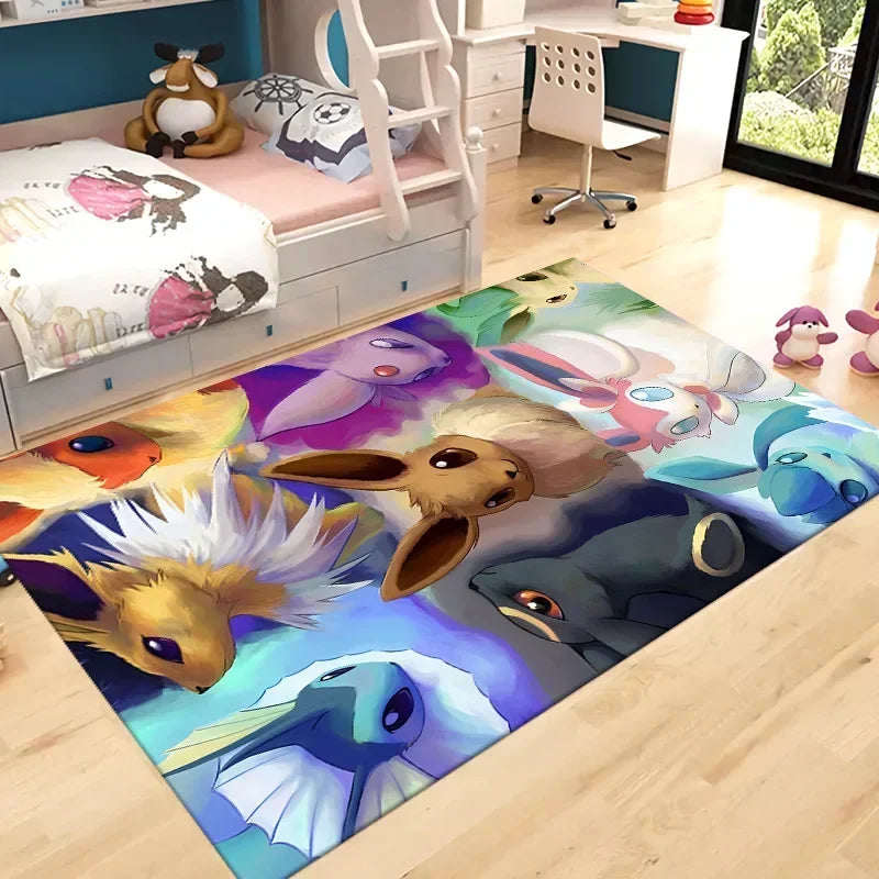 Pokemon Pikachu Children Room Rug Carpet Pokemon Pikachu Children Room Rug Carpet Furvenzy T 80X120cm