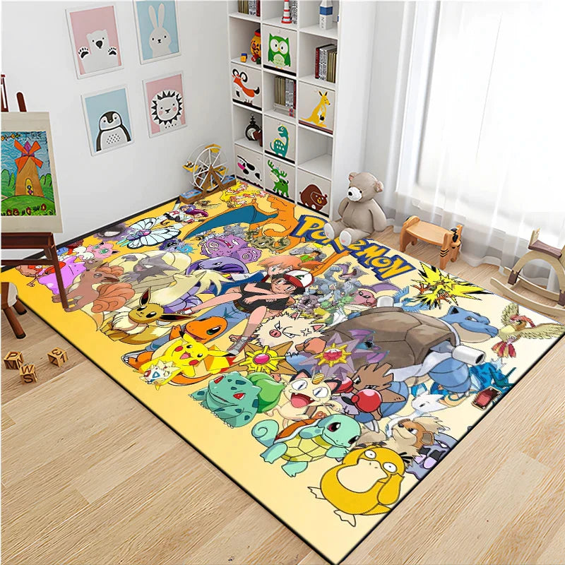 Pokemon Pikachu Full Character Rug Carpet Pokemon Pikachu Full Character Rug Carpet Furvenzy Style A 80x120cm (31x47in)