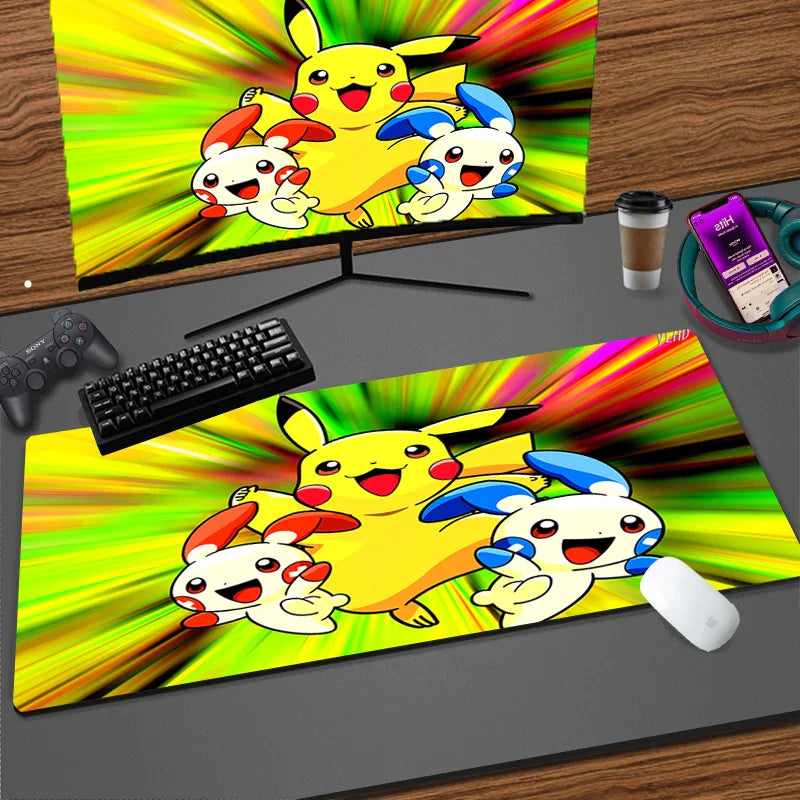 Pokemon Pikachu Computer Game Mousepad Pokemon Pikachu Computer Game Mousepad Furvenzy 1 220X180X2