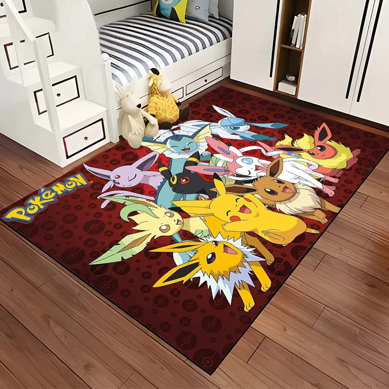 Pokemon Pikachu Full Character Rug Carpet Pokemon Pikachu Full Character Rug Carpet Furvenzy Style F 80x120cm (31x47in)