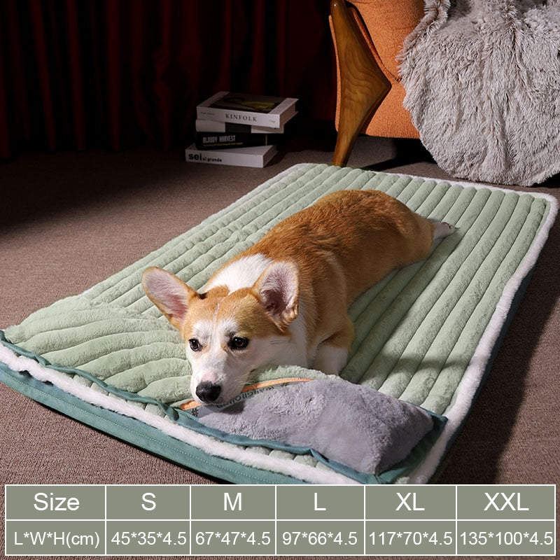 Dog Bed with Padded Cushion Dog Bed with Padded Cushion Furvenzy Green S