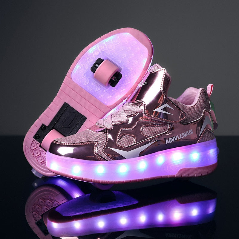 LED Roller Skates for Kids - 2 Wheel LED Roller Skates for Kids - 2 Wheel Furvenzy