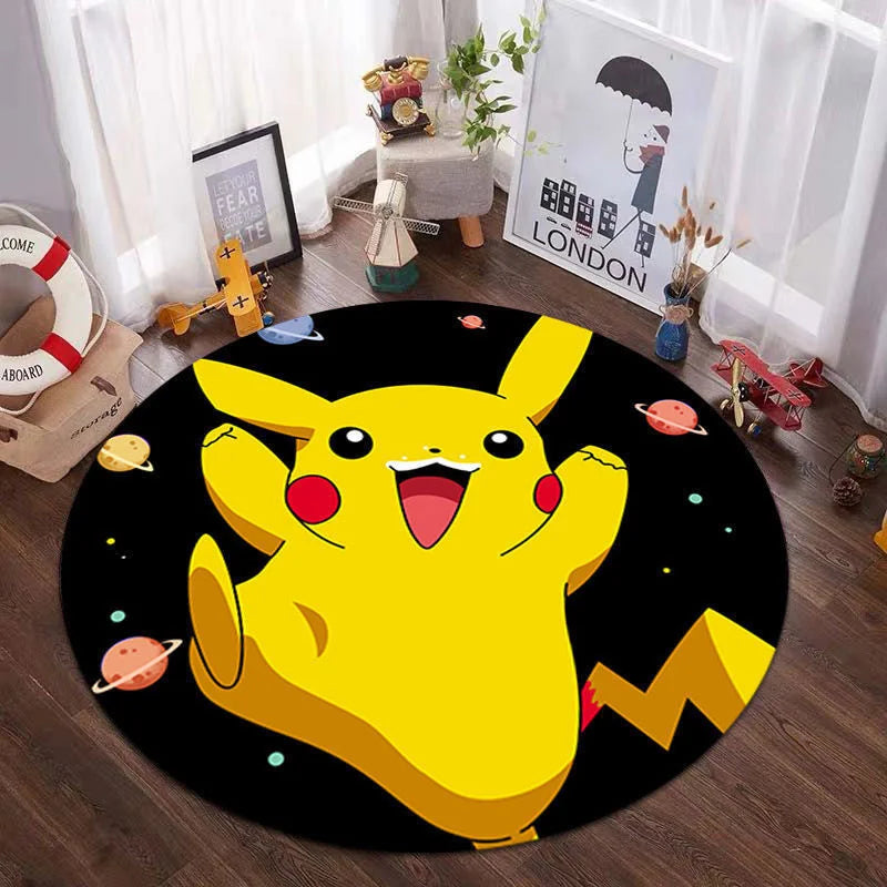 Pokemon Pikachu Home Decor Carpet Rug Pokemon Pikachu Home Decor Carpet Rug Furvenzy 6 Diameter 60 Cm