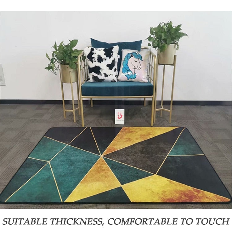 Mid Century Modern Rug - Living Room Carpet Mid Century Modern Rug - Living Room Carpet Furvenzy