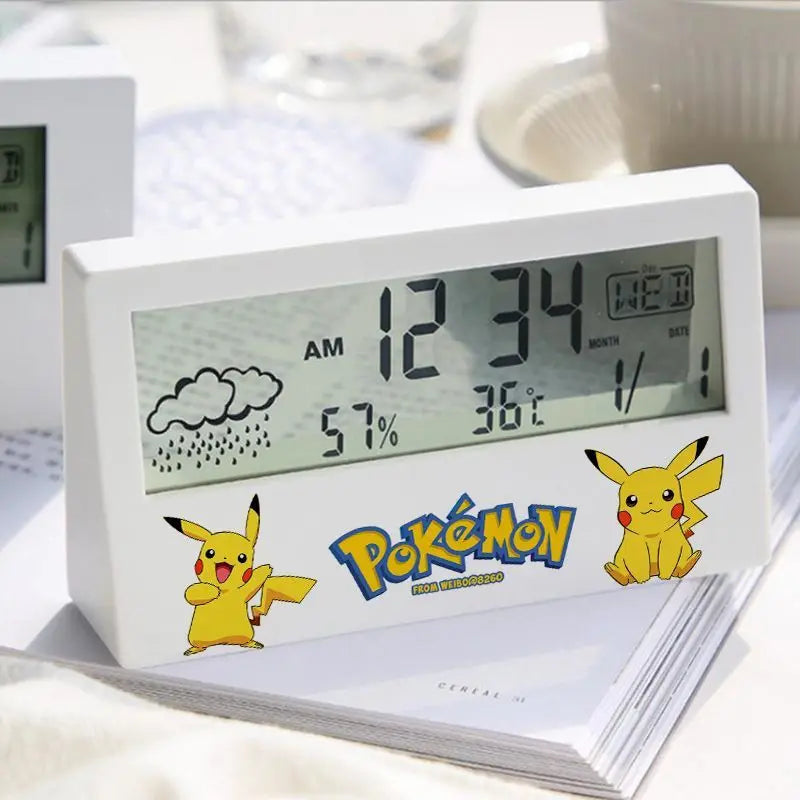Pokemon Pikachu Electronic Table Clock Pokemon Pikachu Electronic Table Clock Furvenzy A