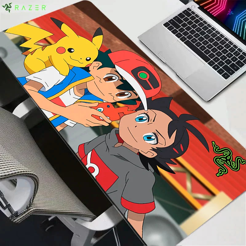 Pokemon Pikachu Gamer Mousepad Deskmat Pokemon Pikachu Gamer Mousepad Deskmat Furvenzy