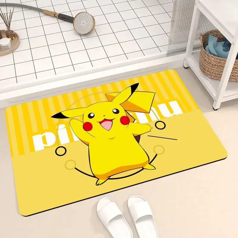 Pokemon Pikachu Bathroom Floor Mat Pokemon Pikachu Bathroom Floor Mat Furvenzy 4 50x80cm