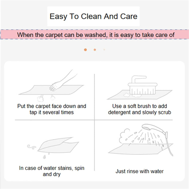 Carpet for Living Room - Black Yellow Carpet for Living Room - Black Yellow Furvenzy