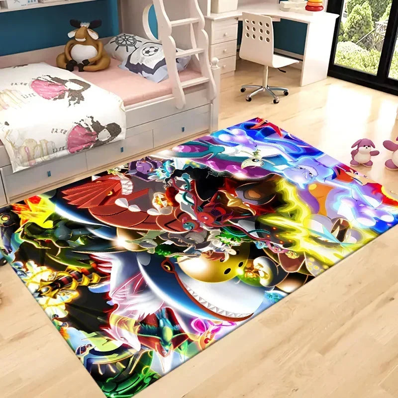 Pokemon Pikachu Children Room Rug Carpet Pokemon Pikachu Children Room Rug Carpet Furvenzy L 80X120cm