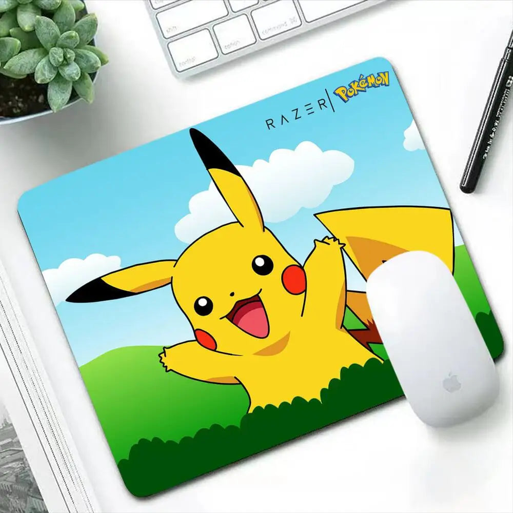 Pokemon Pikachu Gaming Computer Mouse Pad Pokemon Pikachu Gaming Computer Mouse Pad Furvenzy 10 15X15CM