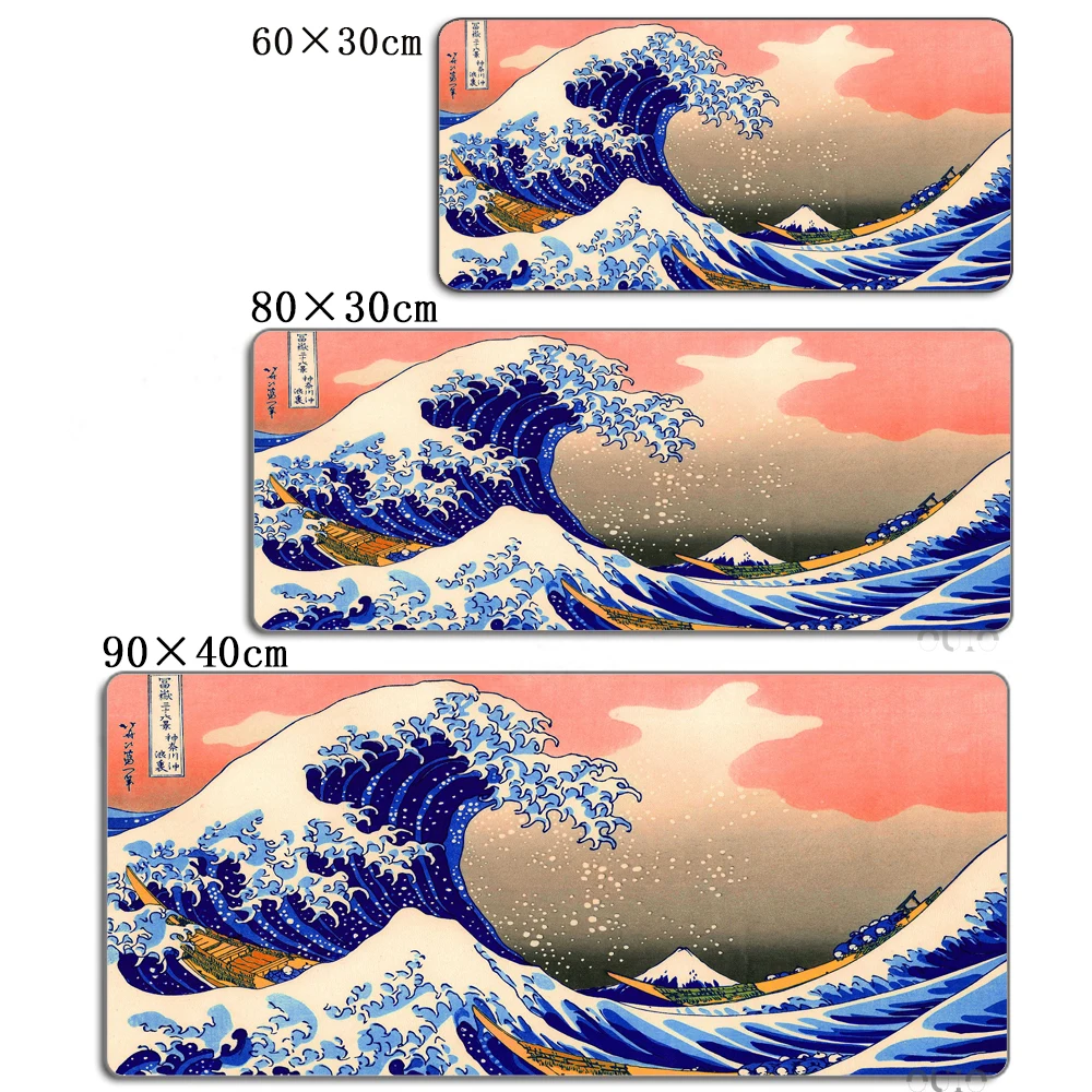 Gaming Mousepad Deskpad - Great Wave of Kanagawa Gaming Mousepad Deskpad - Great Wave of Kanagawa Furvenzy 1 300X600X2MM