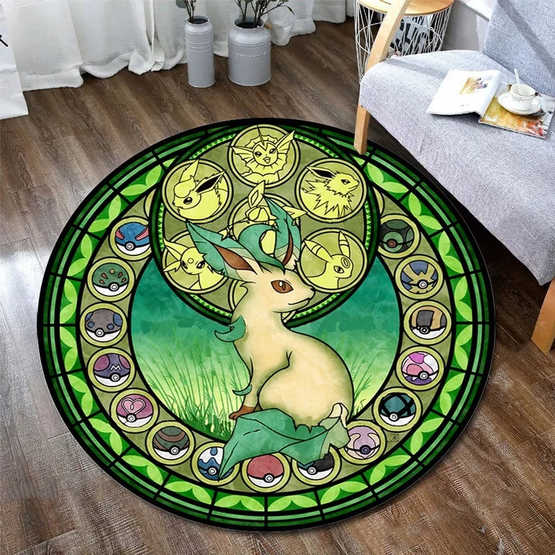 Pokemon Round Bedroom Rug Carpet Pokemon Round Bedroom Rug Carpet Furvenzy