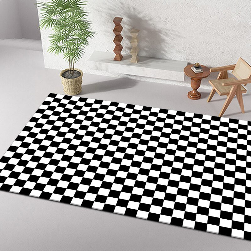 Checkered Moroccan Area Rug Checkered Moroccan Area Rug - Furvenzy