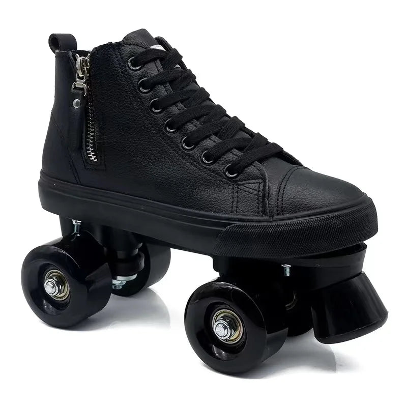 Leather Roller Skates Shoes for Men Women Leather Roller Skates Shoes for Men Women Furvenzy