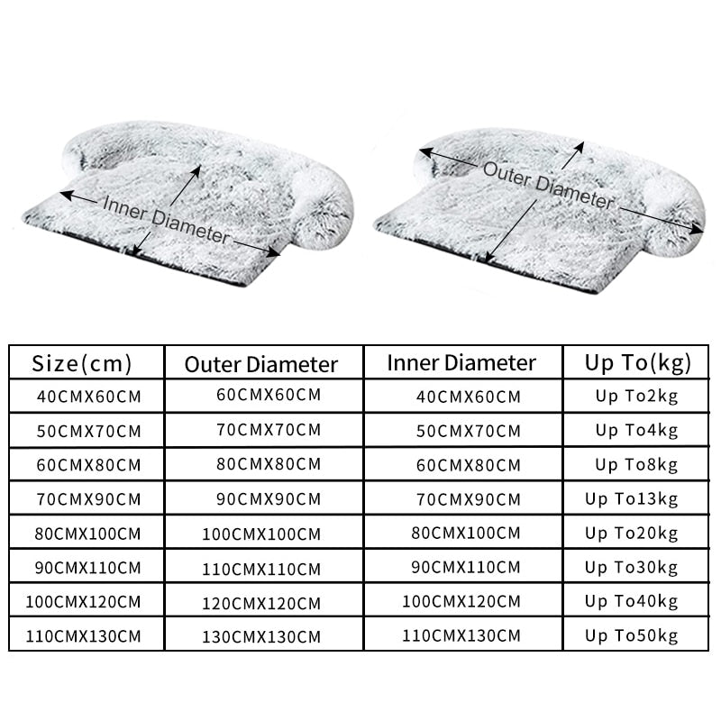 Large Dog Bed Plush Pet Blanket Large Dog Bed Plush Pet Blanket Furvenzy