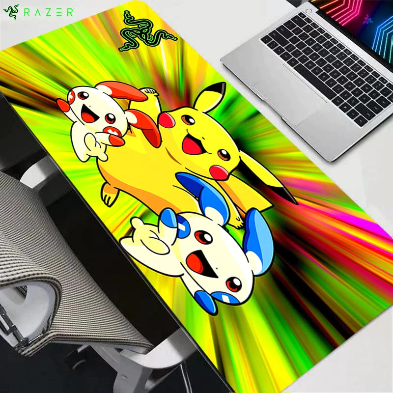 Pokemon Pikachu Gamer Mousepad Deskmat Pokemon Pikachu Gamer Mousepad Deskmat Furvenzy