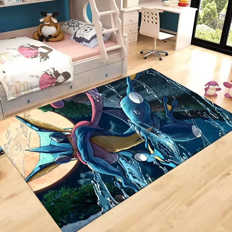 Pokemon Pikachu Children Room Rug Carpet Pokemon Pikachu Children Room Rug Carpet Furvenzy H 80X120cm
