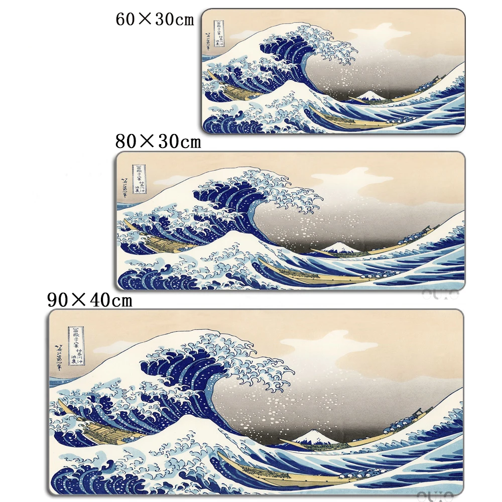 Gaming Mousepad Deskpad - Great Wave of Kanagawa Gaming Mousepad Deskpad - Great Wave of Kanagawa Furvenzy 2 300X600X2MM