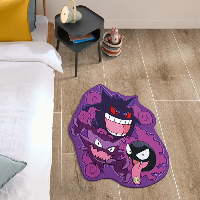 Pokemon Gengar Bedside Rug Carpet Pokemon Gengar Bedside Rug Carpet Furvenzy D 50x80cm