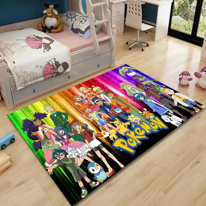 Pokemon Pikachu Full Character Rug Carpet Pokemon Pikachu Full Character Rug Carpet Furvenzy