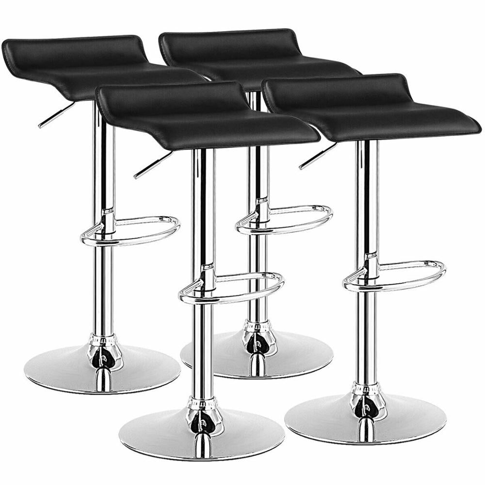 Swivel Bar Stool Kitchen Counter Chair Swivel Bar Stool Kitchen Counter Chair Furvenzy United States Black