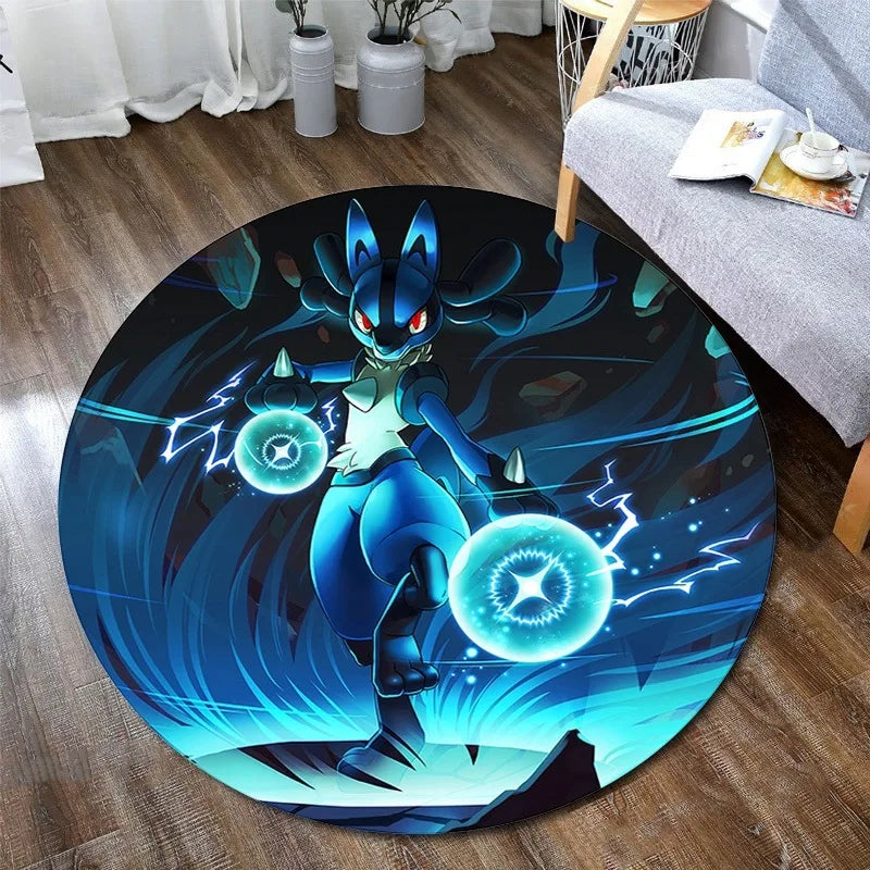 Pokemon Round Bedroom Rug Carpet Pokemon Round Bedroom Rug Carpet Furvenzy 2 60x60m