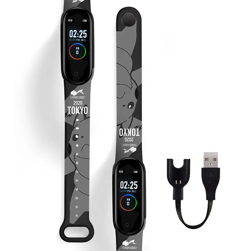Pokemon Smart Digital Rechargeable Watch Pokemon Smart Digital Rechargeable Watch Furvenzy Grey