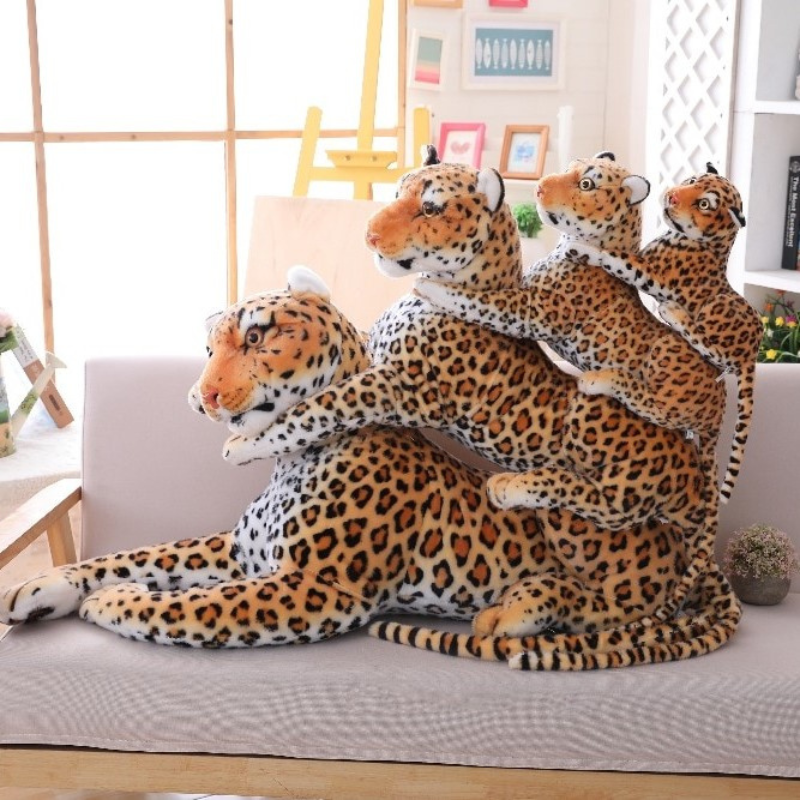 Realistic Leopard Tiger Plush Stuffed Toy 1